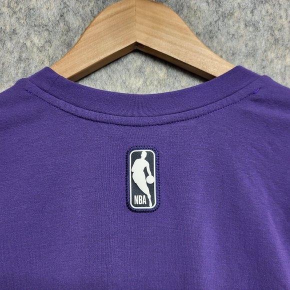 Nike Dri-Fit Phoenix Suns Purple Elite Shooter Long Sleeve Shirt Mens Medium - Picture 6 of 13